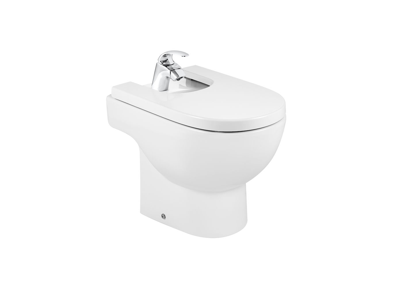 AZ55241000 Белое биде Supralit® с крышкой ROCA Meridian