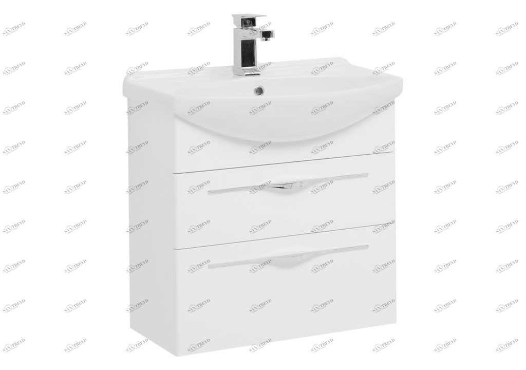Тумба под раковину Aquanet Ирвин 65 белый sun-id-270533