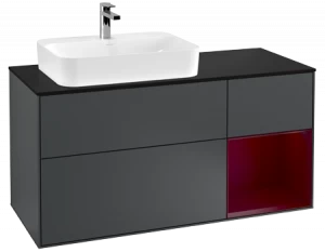 Villeroy&Boch Тумба под раковину Прямоугольная версия F402HBHG Finion Midnight Blue Matt Lacquer