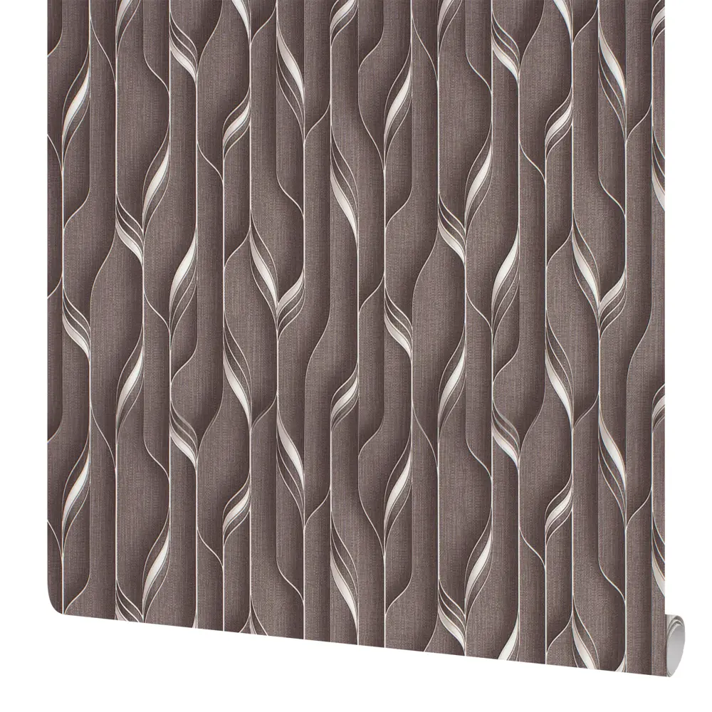 Обои флизелиновые Belvinil Анри коричневые 1.06 м 1020-63 STLM-2064474
