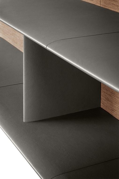 Poltrona Frau Отдельностоящая офисная перегородка из дуба L'ufficio - sistemi direzionali sun-id-1426568 - Вид №4