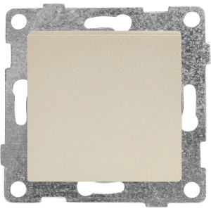 Выключатель встраиваемый Gusi Electric 1 клавиша цвет шампань