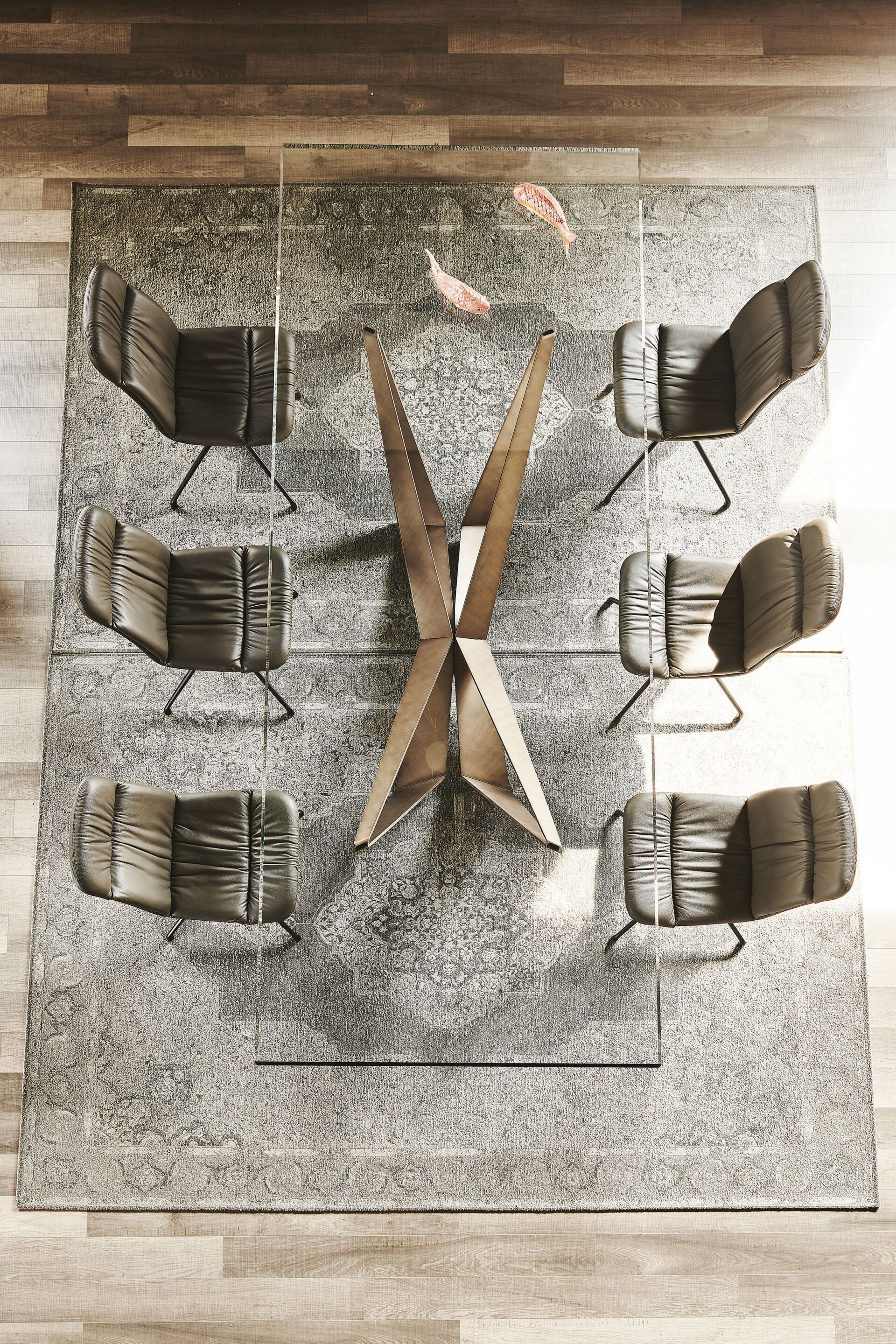 Прямоугольный Хрустальный стол Cattelan italia Скорпио ARCH-00121392 - Вид №13