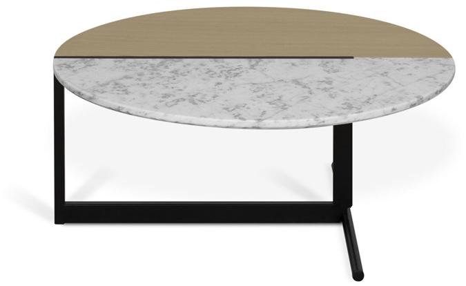 TemaHome Низкий круглый мраморный журнальный столик  9003.628955  - Вид №1