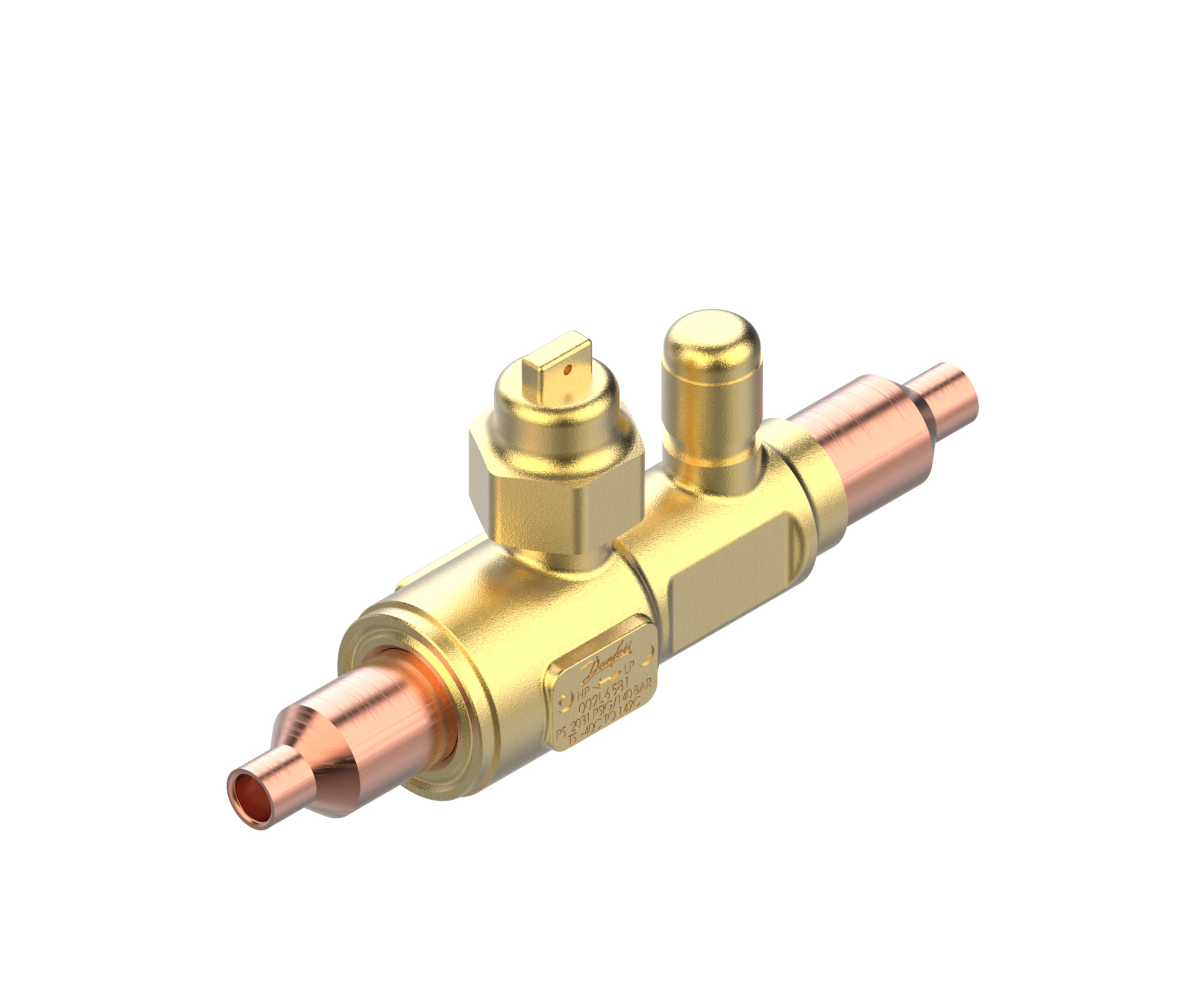 Danfoss GBCT — Запорные шаровые краны для CO2 140 бар GBCT 18s Кран шаровый 009L6419  - Вид №14