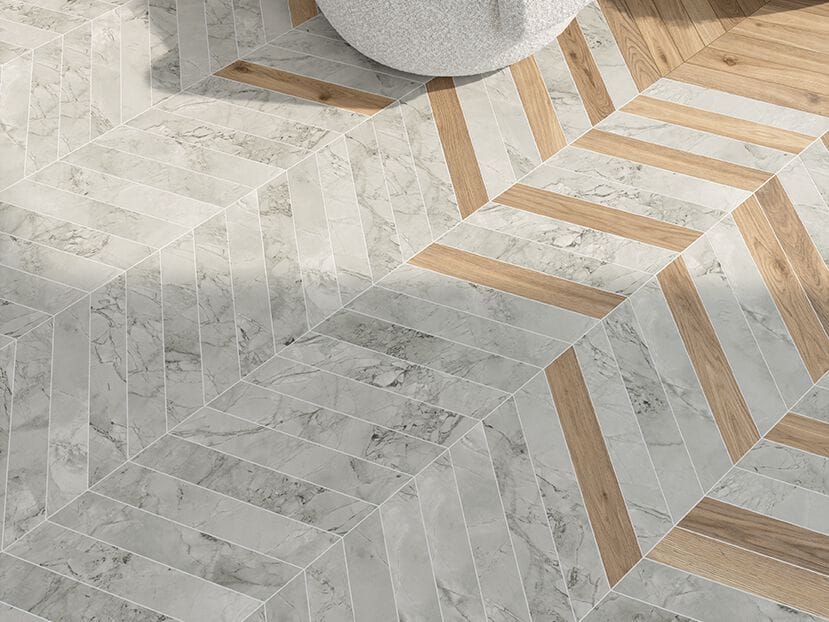 Пол / керамогранит с мраморным эффектом Marca Corona скульптурная ARCH-00001546