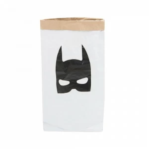 Эко-мешок для игрушек Batman из крафт бумаги VAMVIGVAM  282012 Белый;черный;бежевый