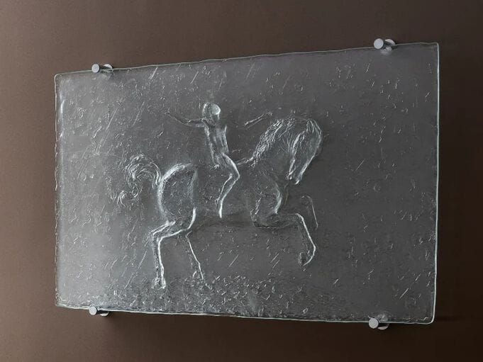 Декоративный предмет стеклянной стены PlusObject HORSE ARCH-00060903