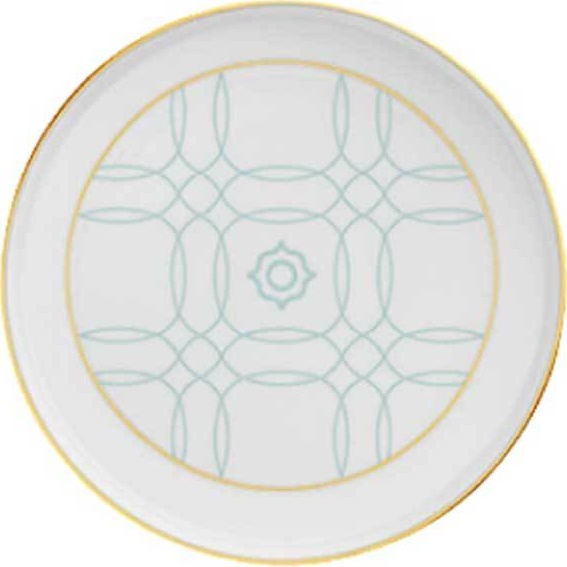 10550951 Furstenberg Поднос круглый Furstenberg "Эсте" 19см (Карло Даль Бьянко) Фарфор 