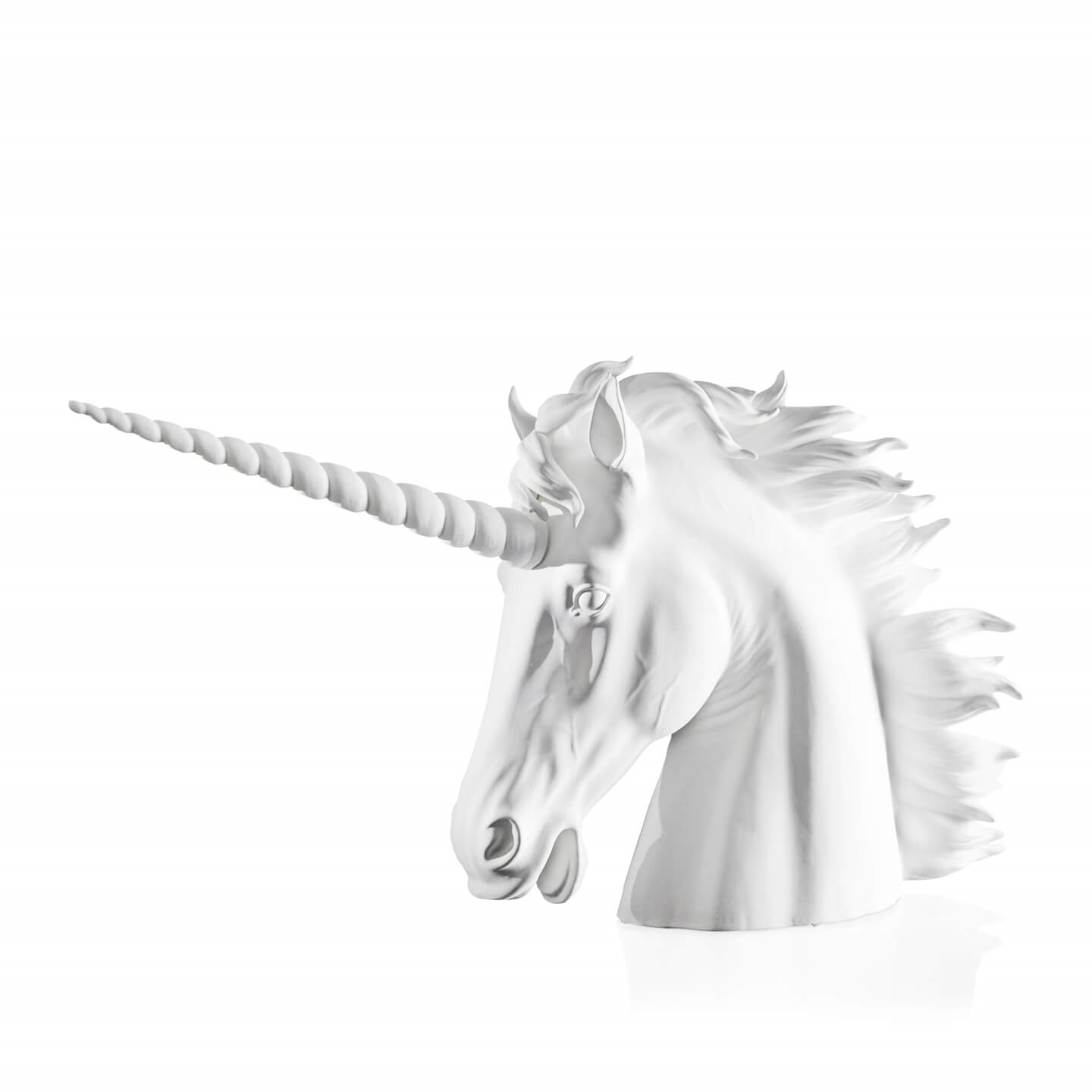 600242-WB ABHIKA ЕДИНОРОГ ГОЛОВА BISC. WHITE/BLACK  - Вид №2