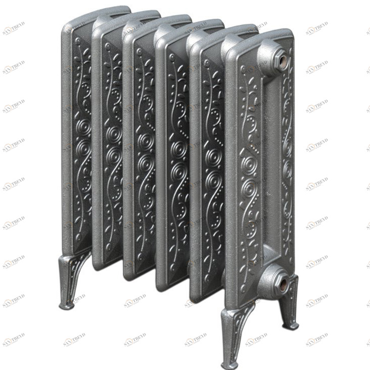 Чугунный радиатор Viadrus Bohemia R 450/220 10 секций без ножек 7592