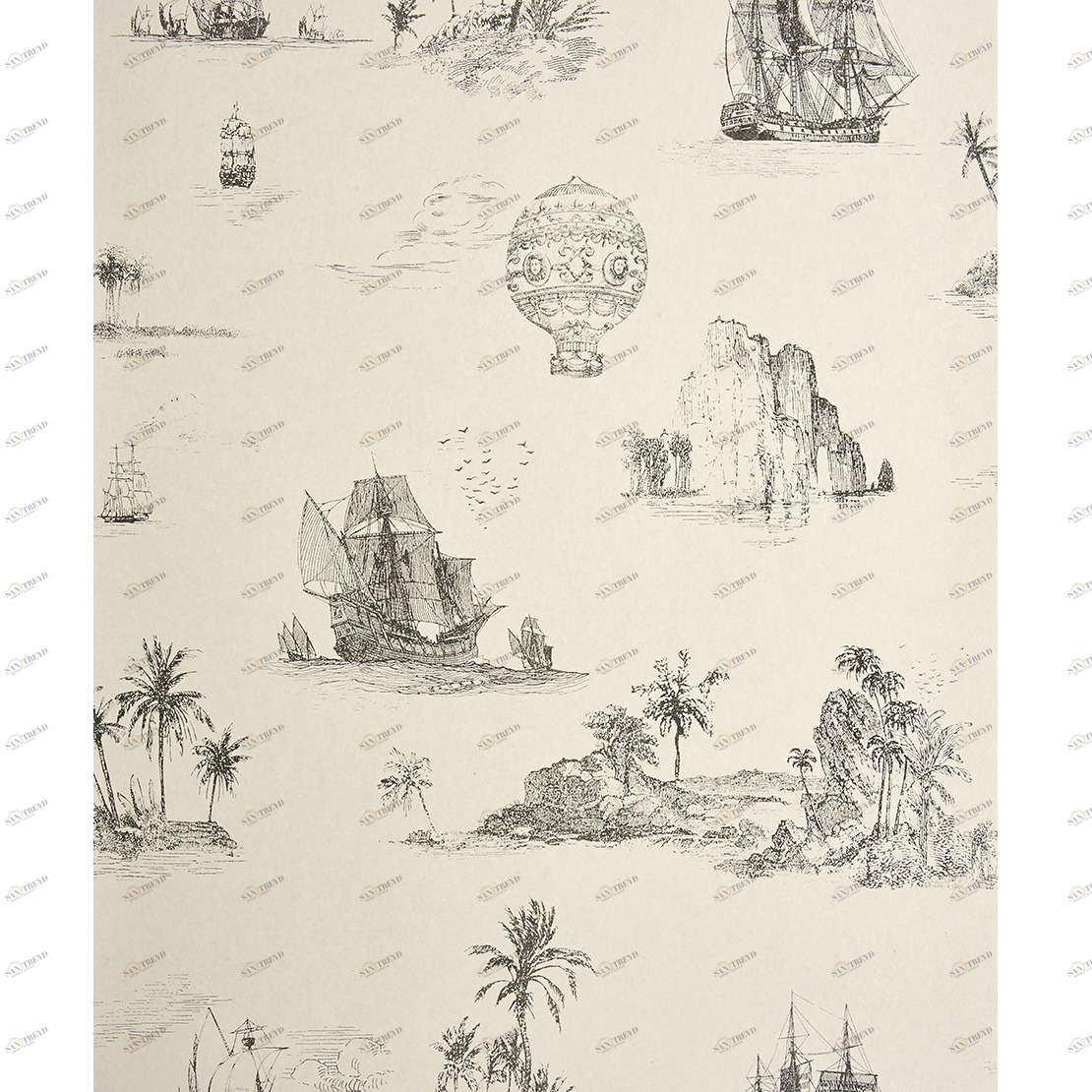 Рулон обоев CHANTILLY CHT22959520. Основа нетканый материал Casadeco