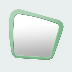 Зеркало настенное среднее крашеное светло-зеленое Woodi WOODI ДИЗАЙНЕРСКИЕ 00-3966431 Зеленый