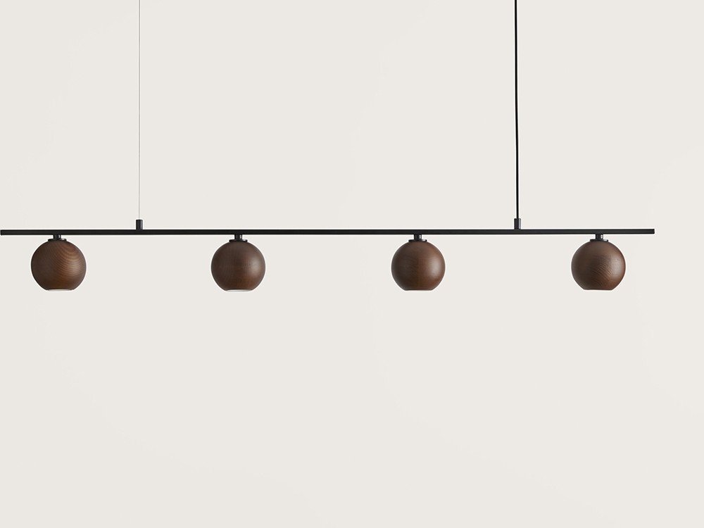 100981 Подвесной светильник 4L орех Aromas del Campo Lita - Вид №1