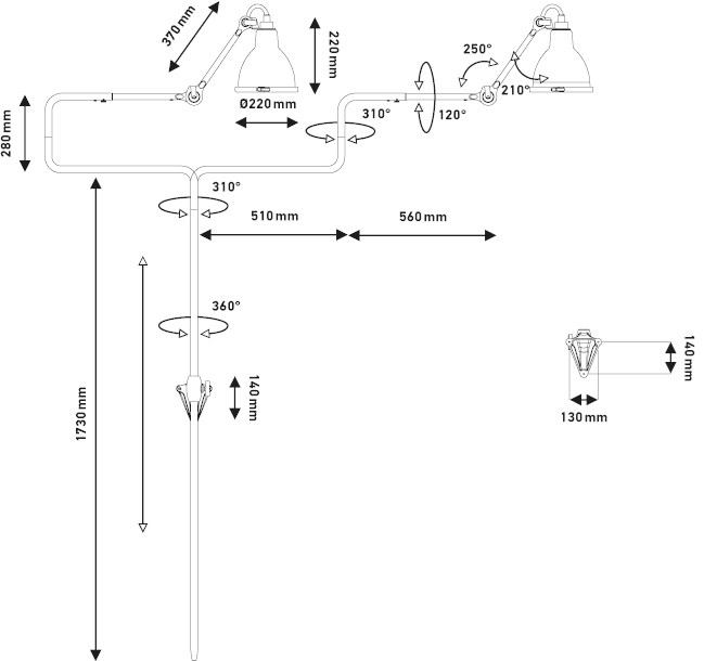 DCW éditions Бра для наружного освещения из нержавеющей стали Lampe gras outdoor sun-id-1480843 - Вид №7