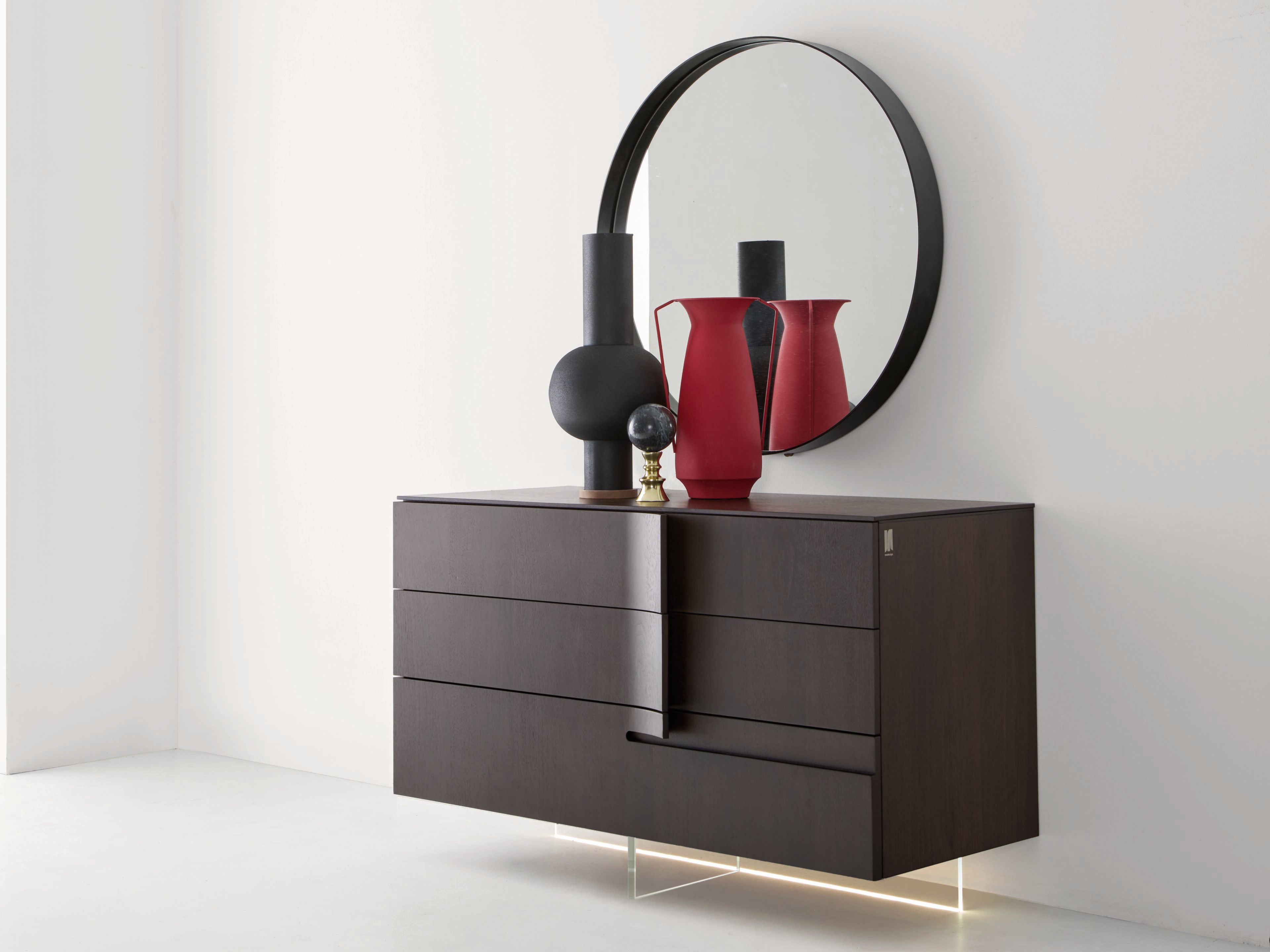 Шкаф из орехового дерева с ящиками Modesign Book ARCH-00087259 - Вид №2