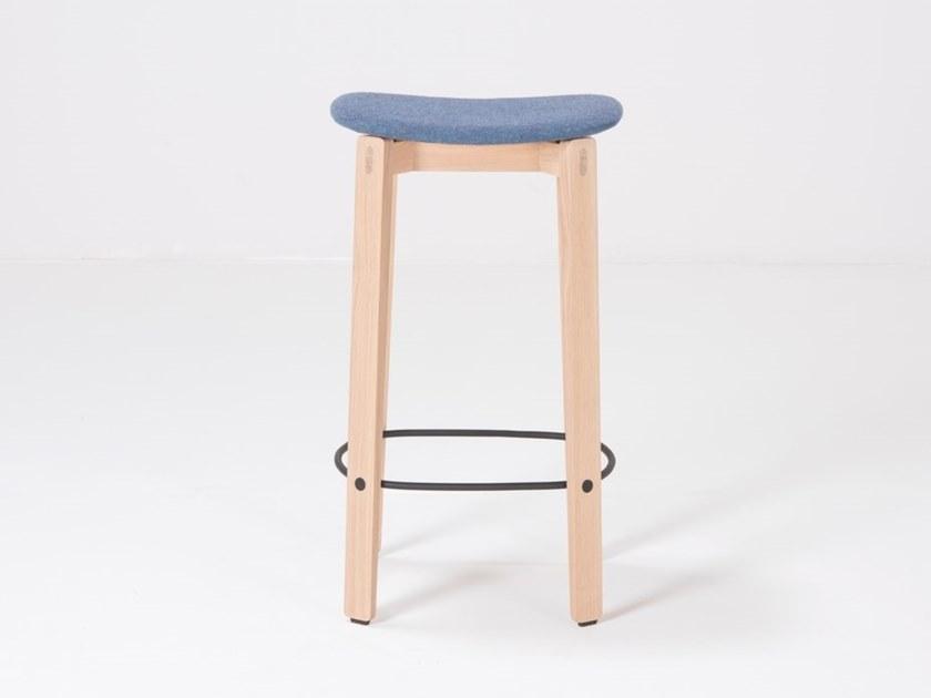 Gazzda Барный стул из ткани с подставкой для ног Nora sun-id-1451292 - Вид №3