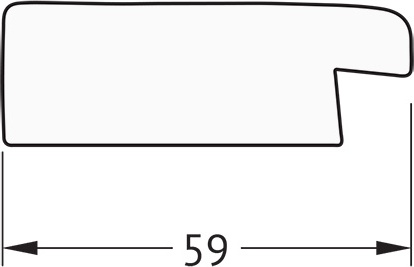 BY 0752 Зеркало в багетной раме - травленое серебро 59 mm EVOFORM Definite - Вид №3