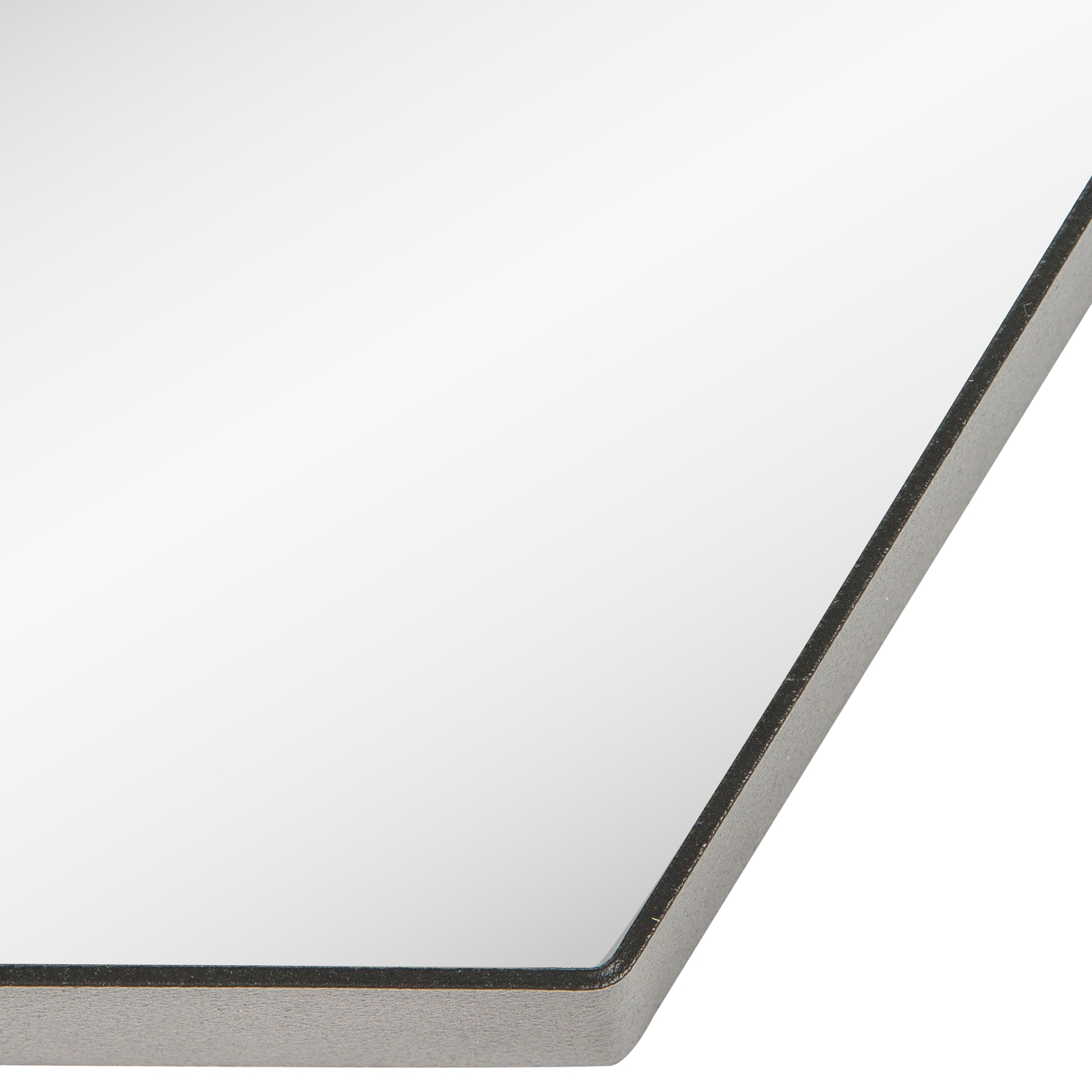 82111182 Зеркало 50х43 см цвет чёрный Ferro Santreyd - Вид №2