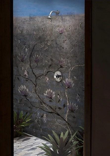 Wall&decò Цветочные обои для ванной Wet system 17 sun-id-1348941 - Вид №1