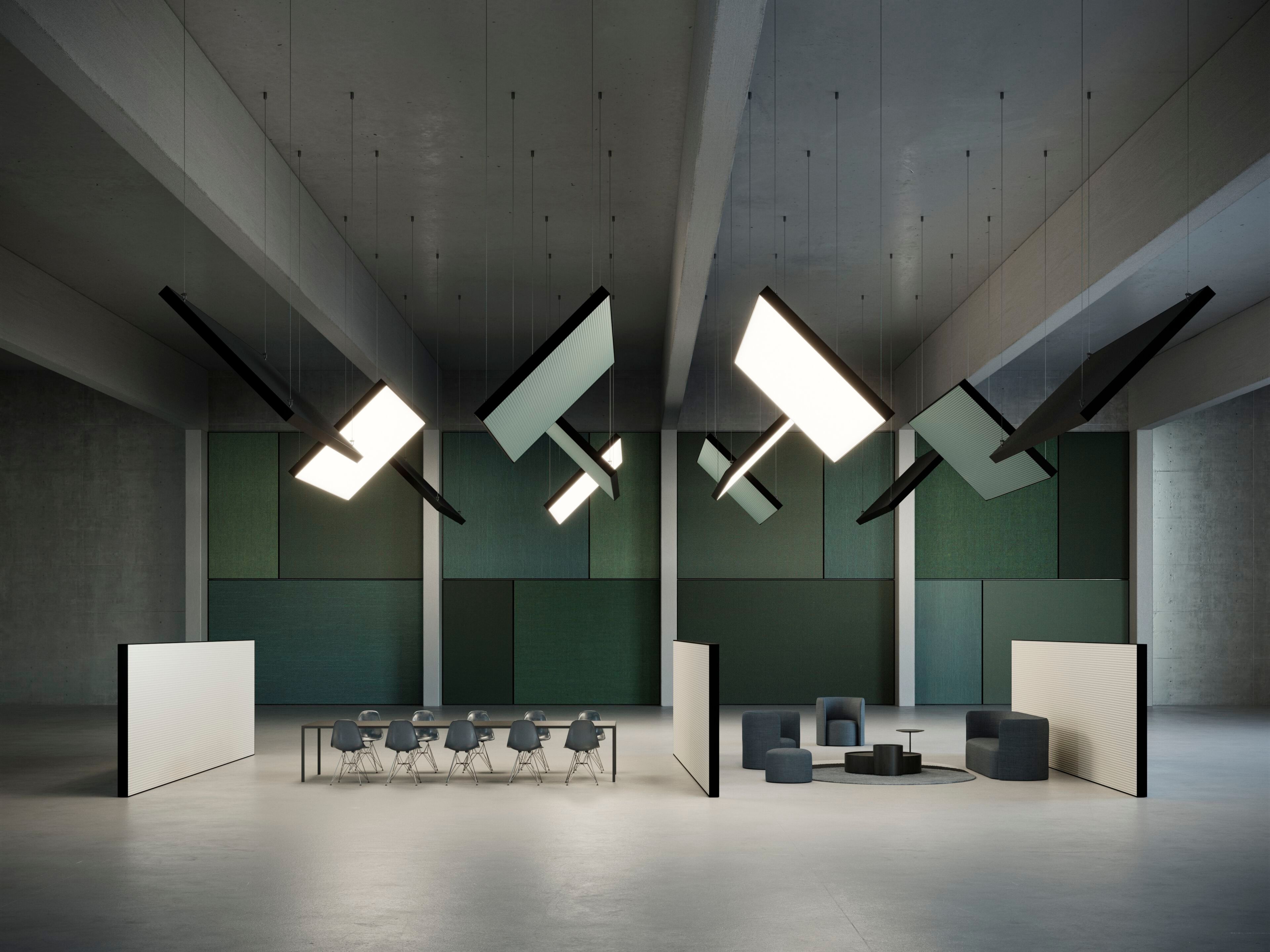 Светодиодный акустический подвесной светильник Dresswall Dresswall Acoustics ARCH-00082511 - Вид №2