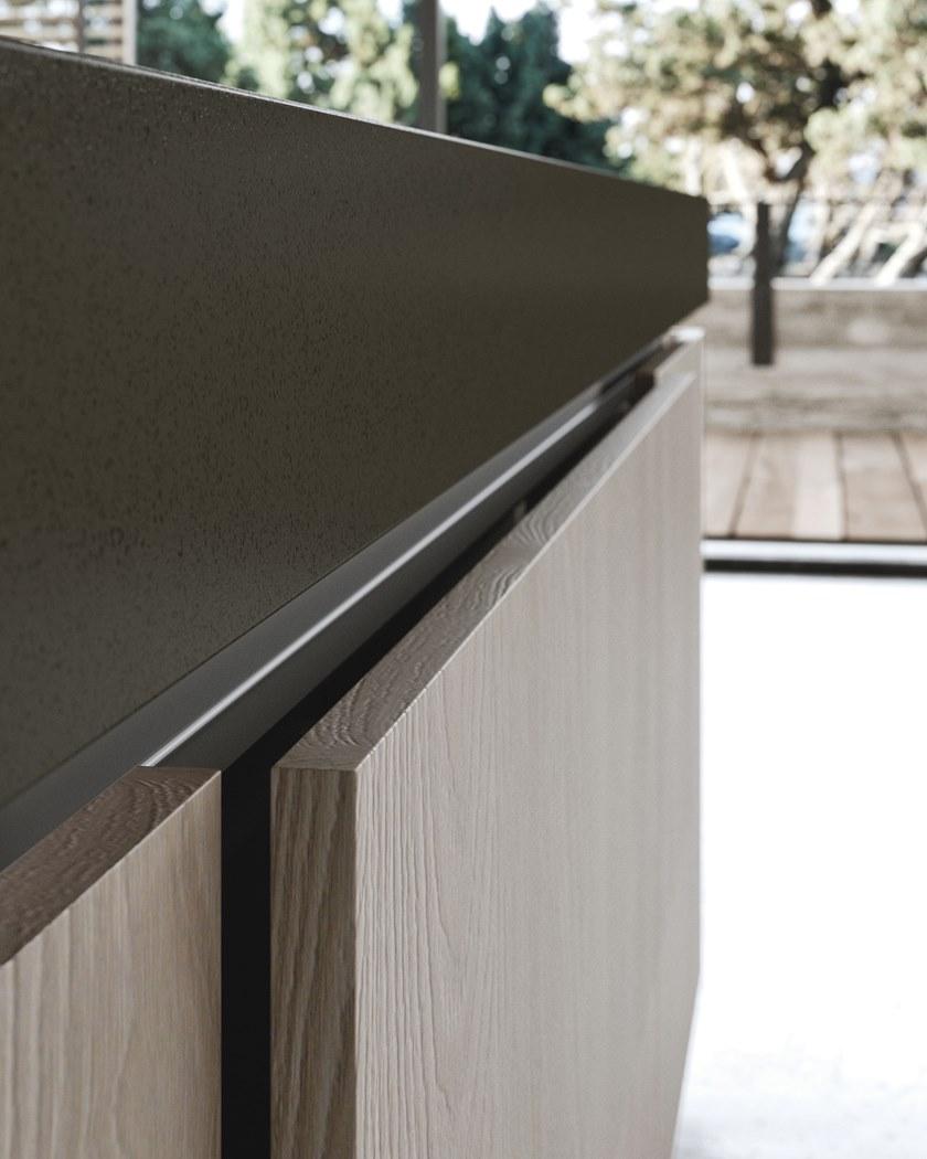 Alta Cucine Кухня из лакированного ламината с островом Sistema 22 sun-id-1381156 - Вид №6