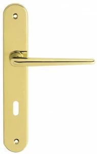 LINEA CALI' Латунная ручка в классическом стиле на пластине с накладкой Brixia