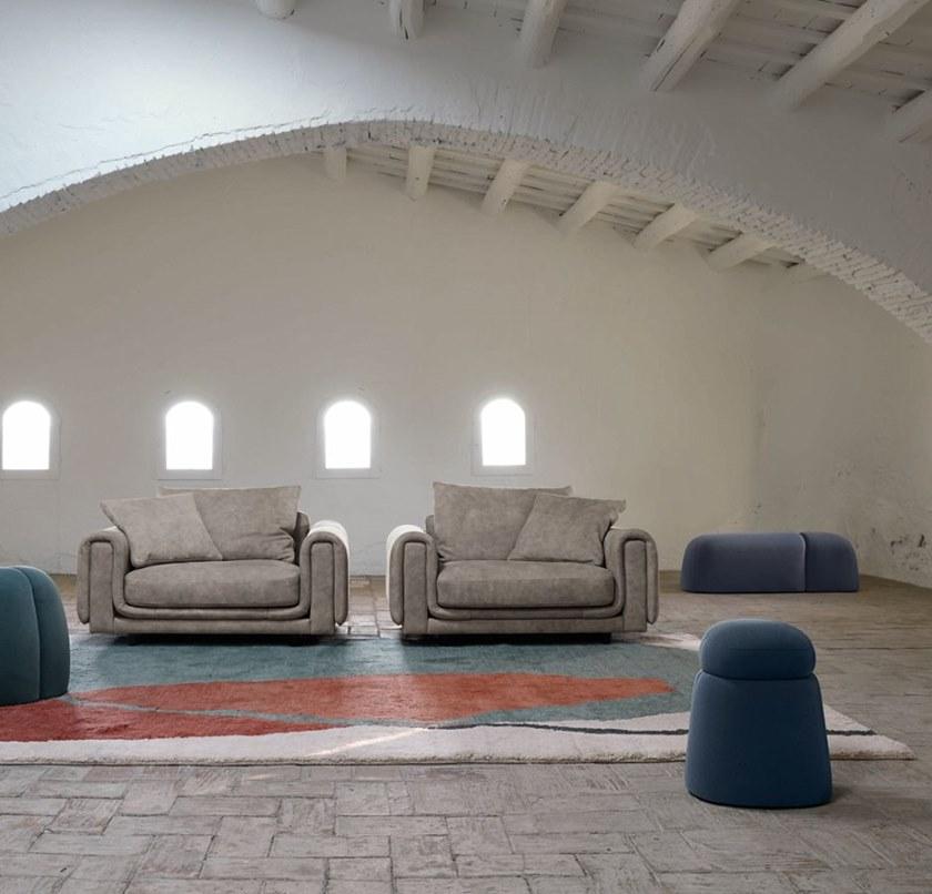 Roche Bobois Пуф из ткани на колесиках Nativ sun-id-1381695 - Вид №2