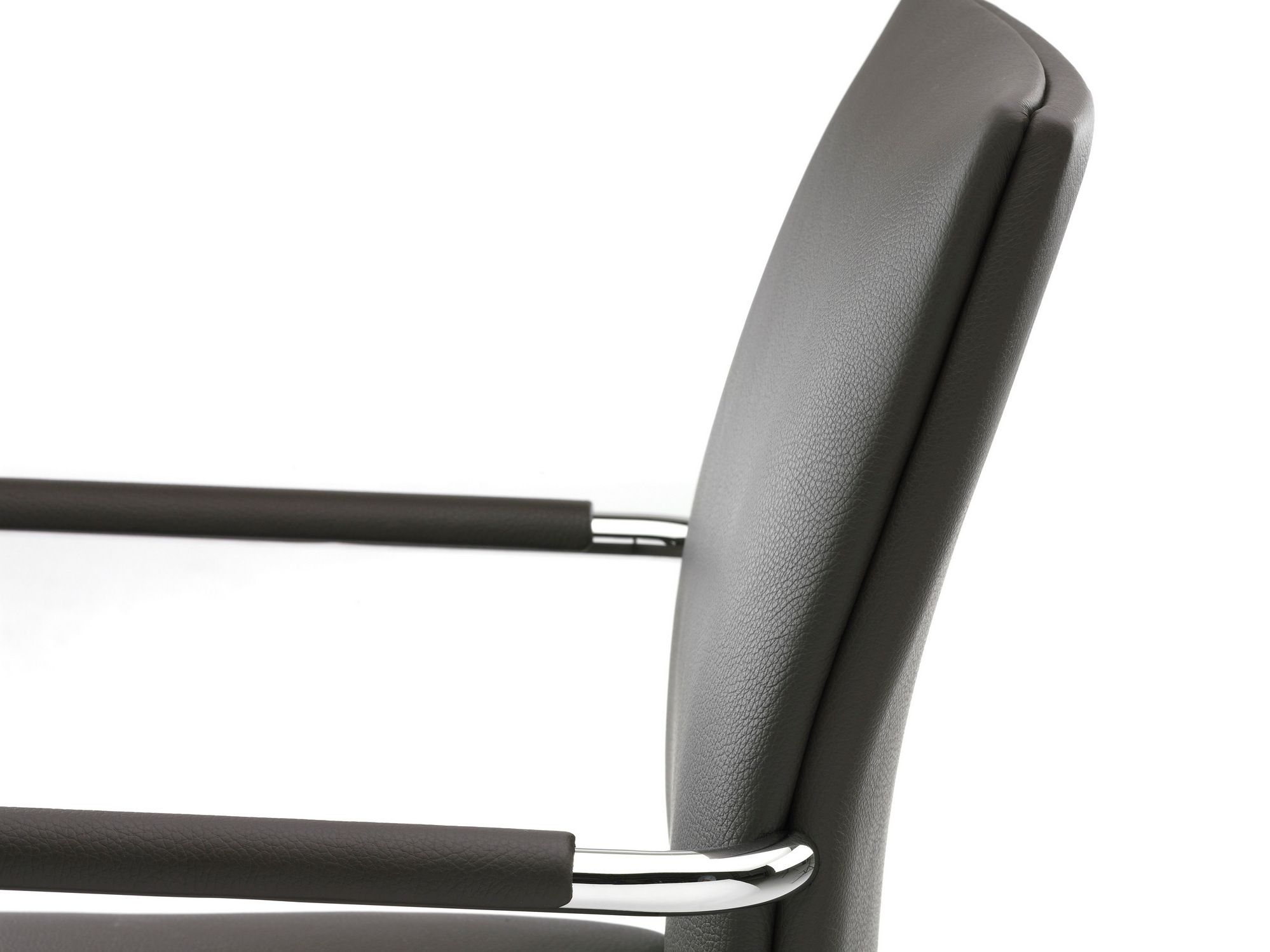 Кожаный консольный штабелируемый стул с подлокотниками Spiegels .pilot S ARCH-00084253 - Вид №6