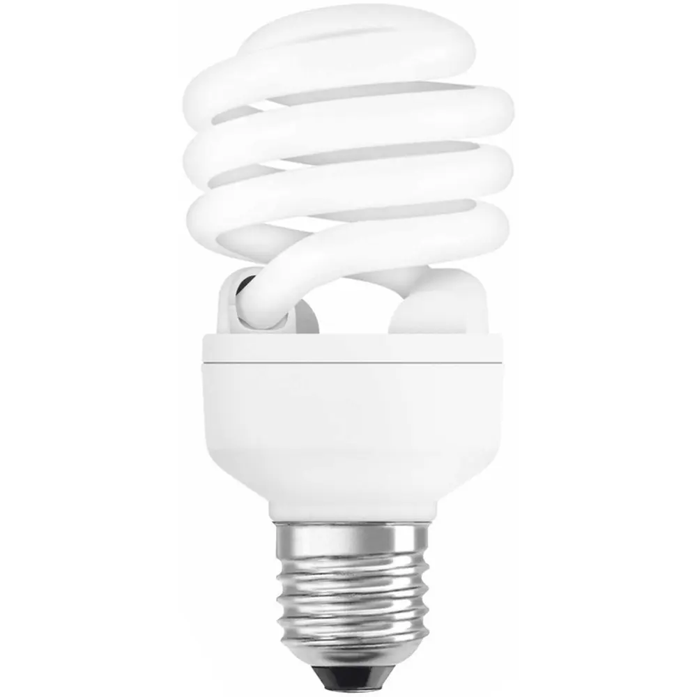 Лампа энергосберегающая Osram спираль E27 14 Вт свет холодный белый STLM-2059472