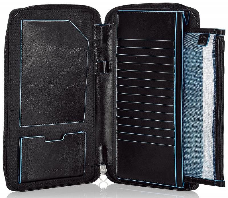 PP3246B2/N Портмоне дорожное Piquadro Blue Square  - Вид №1