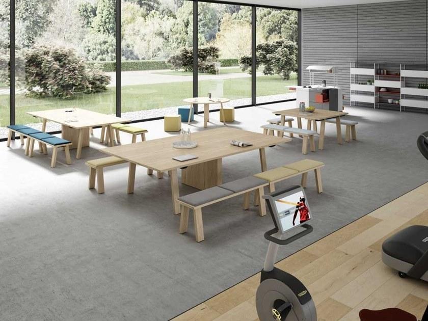 Bralco Прямоугольный стол из меламина Take off evolution sun-id-1489553 - Вид №1