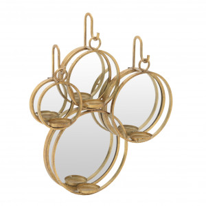 3895097.0006 Зеркало настенное с подсвечниками TO4ROOMS