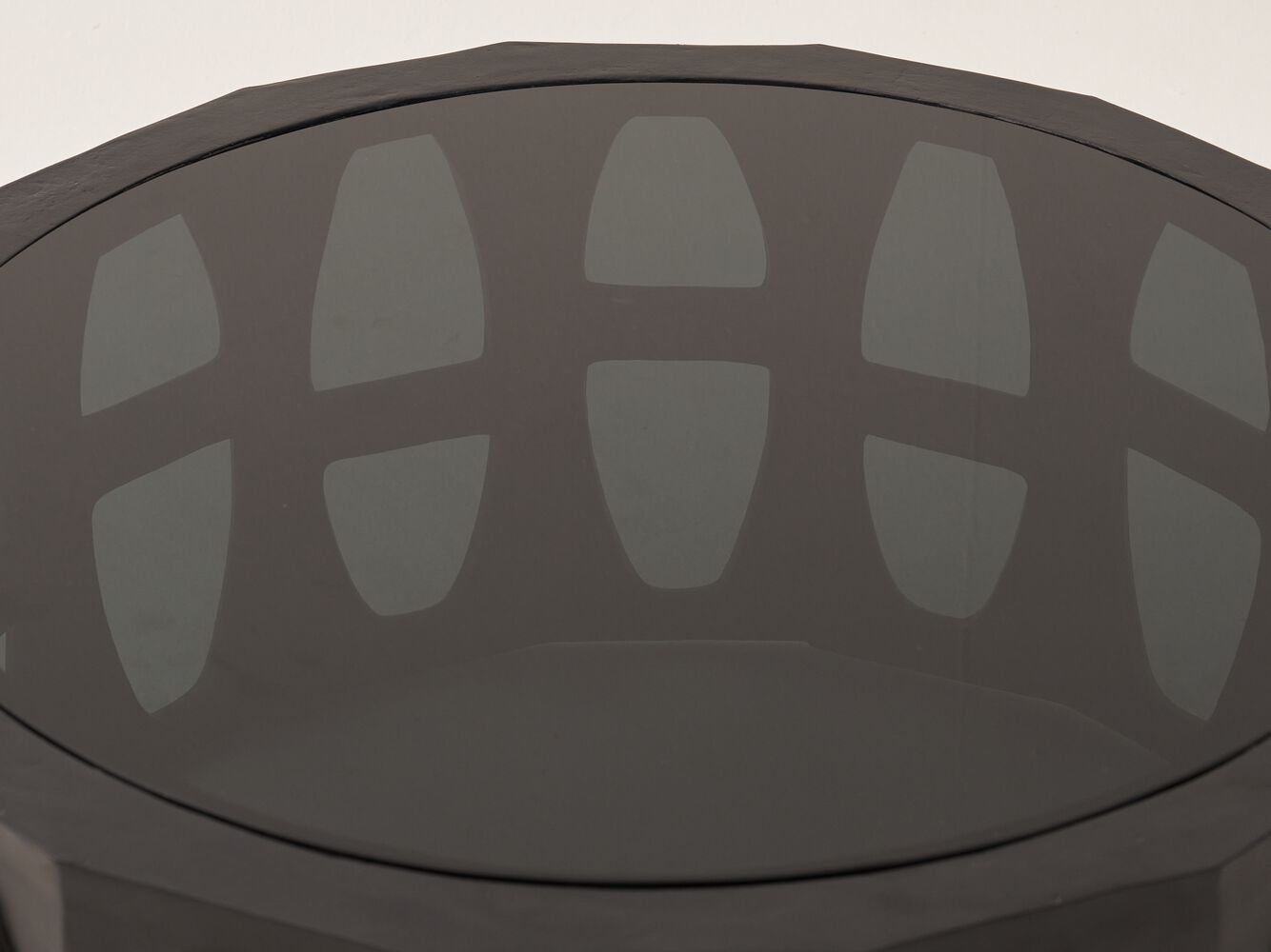 Круглый журнальный столик из алюминия и стекла LO Contemporary COLOSSEUM ARCH-00074219 - Вид №9