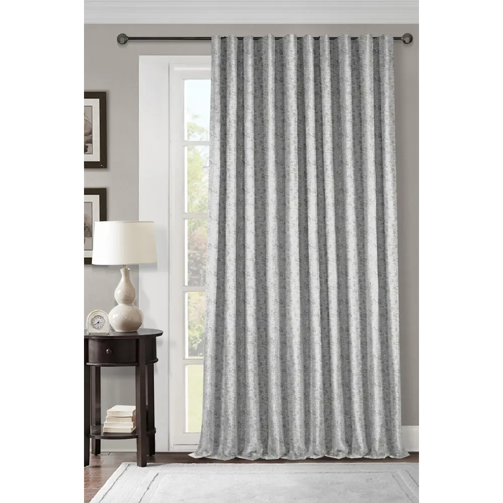 Штора на ленте Denys 200x280 см цвет серо-бежевый MIAMOZA STLM-2160535 - Вид №2