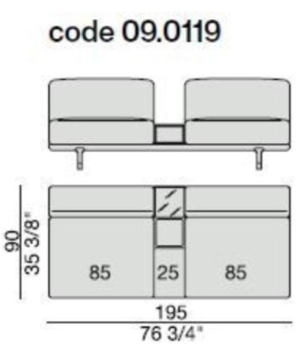 Porada Модульный тканевый диван с вещевым ящиком Eighteen sun-id-1365862 - Вид №7