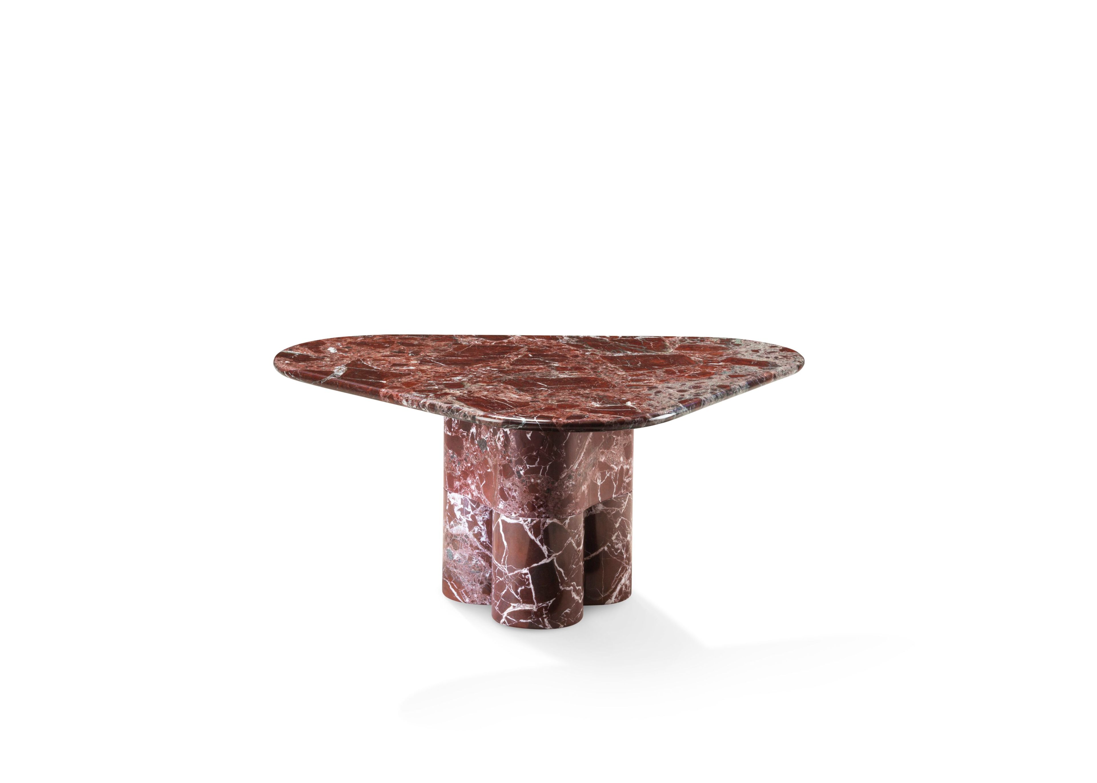 Низкий мраморный журнальный столик GHIDINI1961 Tria ARCH-00134827 - Вид №5