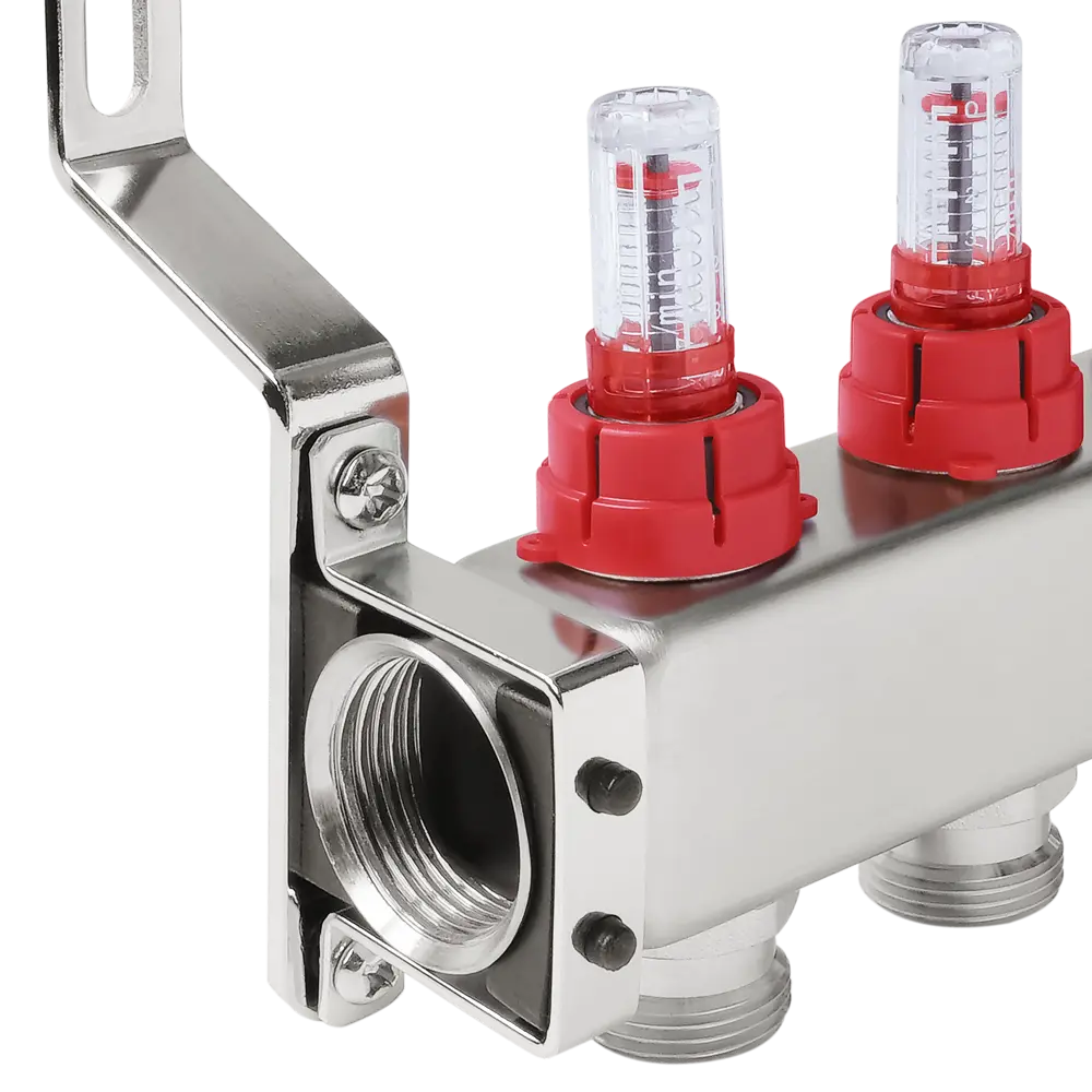 Коллекторная группа PRO AQUA с расходомерами 1"x3/4" 6 выходов 84736643 STLM-0054423 - Вид №2