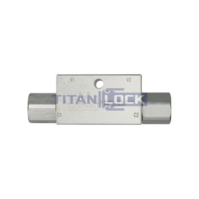 Гидрозамок двусторонний, 2", BP/BP, сталь, TLDHL2FF TITAN LOCK  - Вид №2