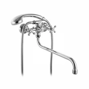 BO270BW4K+W21 MI Milardo Bosfor Смеситель для ванны с длинным изливом Bosfor Россия