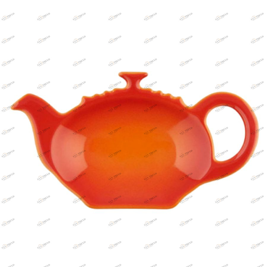 Подставка для чайных пакетиков Le Creuset, каменная керамика, оранжевая 91034607090099