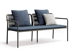 2-местный алюминиевый садовый диван