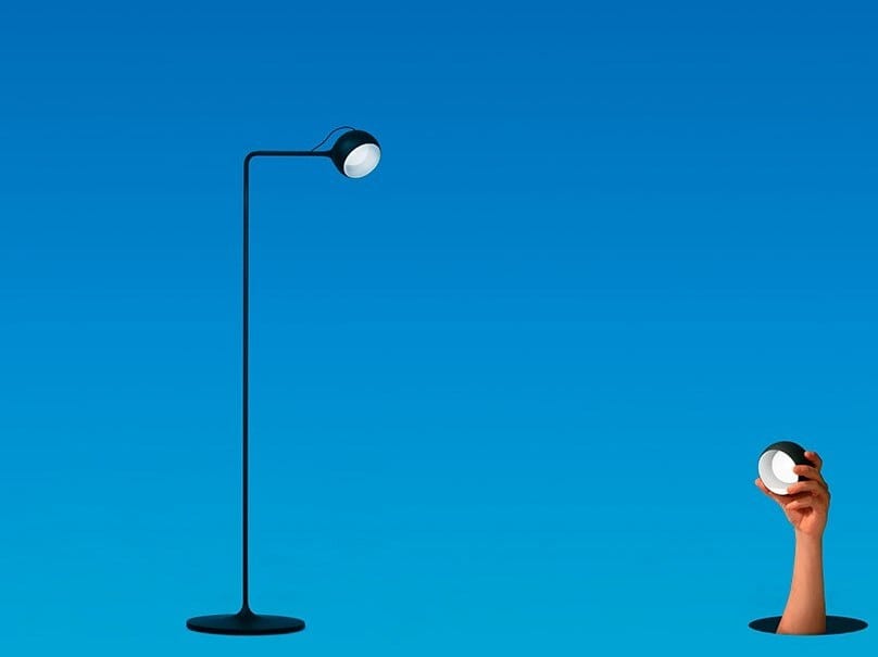 Регулируемая металлическая напольная лампа Artemide Ixa ARCH-00009357 - Вид №4