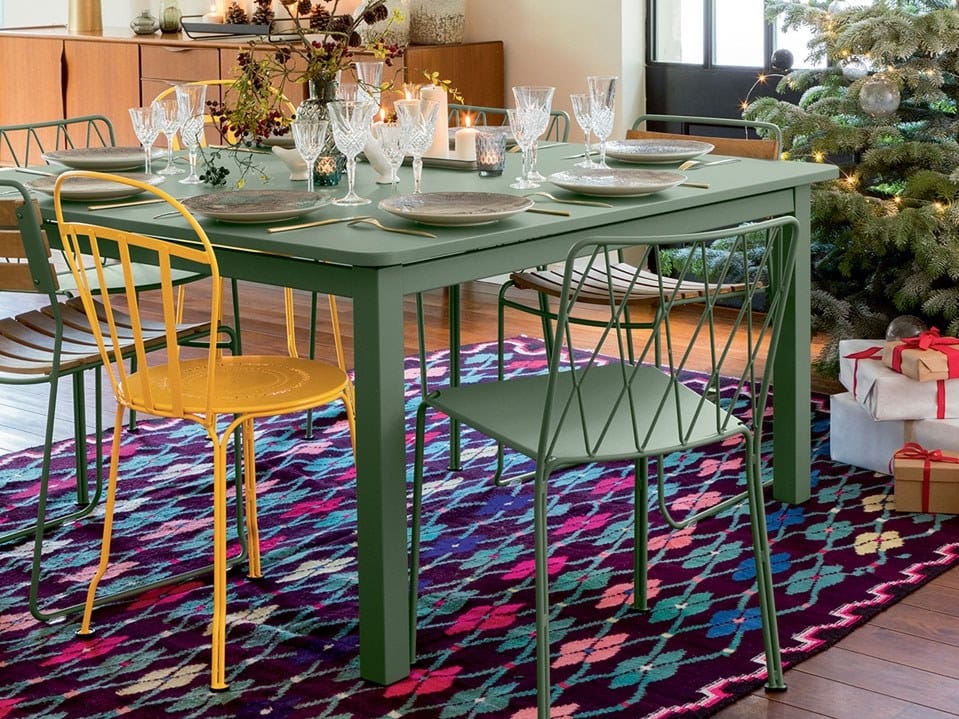 Стальной штабелируемый садовый стул Fermob LOUVRE ARCH-00117826 - Вид №1