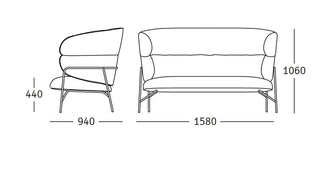 Ткань диван ROSSIN Samurai ARCH-00099784 - Вид №4