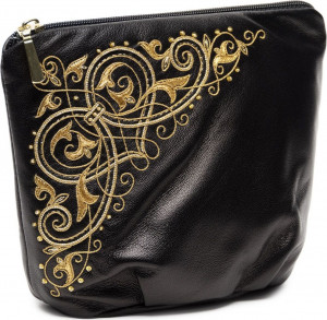 10660436 Торжокские золотошвеи Сумка "Музыка" кожа нат Разм. 15*18*9 Мод. 339 Рис. 2142 Кожа натуральная