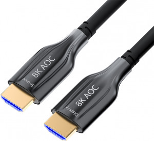 GCR-52435 Gcr кабель 20m оптический hdmi 2.1 8k 60hz, для подключения smarttv, appletv, xbox series x, ps5, Greenconnect