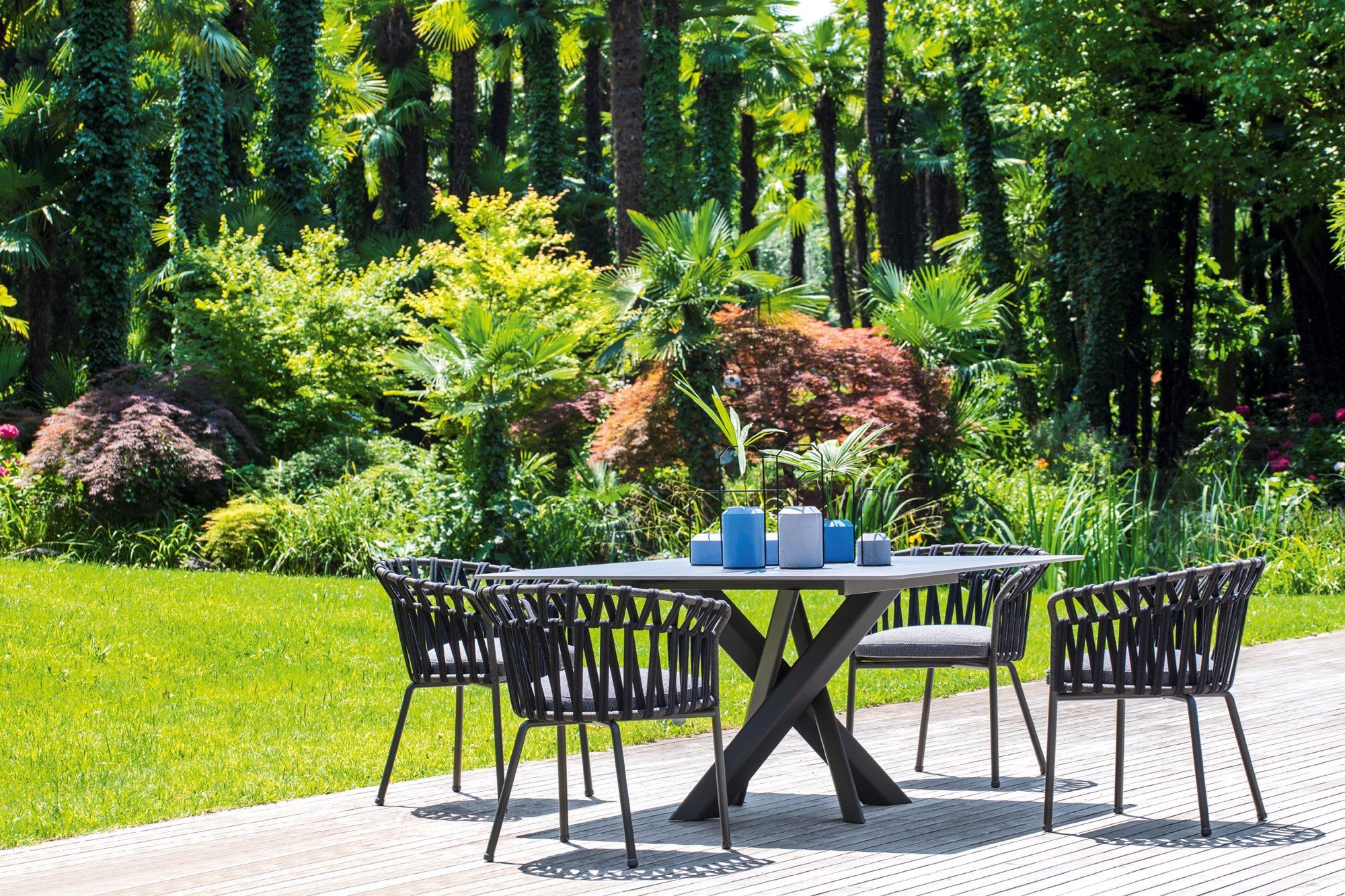 Алюминиевый стул с порошковым покрытием с подлокотниками Varaschin Emma Cross ARCH-00084415 - Вид №20