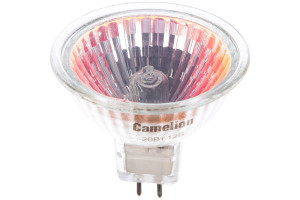 15084356 Галогенная лампа MR-16 20W 12V с защ.стеклом 3059 Camelion