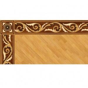 Художественный паркет Da Vinci Паркетный Бордюр 26-123 Орех Европейский (Грецкий) Селект (Гладкая) 1000х200 мм.
